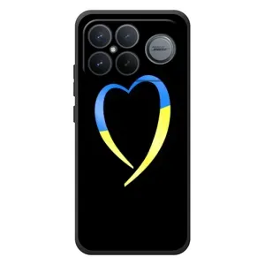 Силиконовый Чехол на Xiaomi Poco F8 Ultra (Я-Украина) (Украинское сердце)