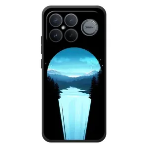 Летний Чехол на Xiaomi Poco F8 Ultra (Синий Водопад)