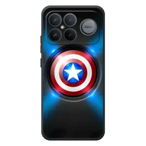 Чохол с Щітом Капітана Америки на Xiaomi Poco F8 Ultra (Яскраий Щит Капітана)