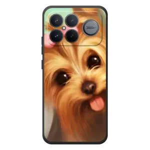 Чехол (ТПУ) Милые собачки для Xiaomi Poco F8 Ultra (Йоршенский терьер)