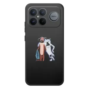 Мультяшный принт на Чехол для Xiaomi Poco F8 Альфа (Шо, опять)