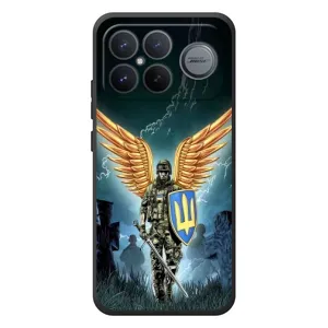 Патриотический Чехол для Xiaomi Poco F8 Ultra (ЗСУ з крильями)