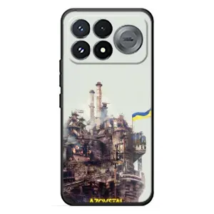 Чехлы на военную тематику для Xiaomi Poco F9 Pro (Азовсталь)