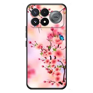Чохол з картинкою Сакури на Xiaomi Poco F9 Pro (Метелики на сакурі)