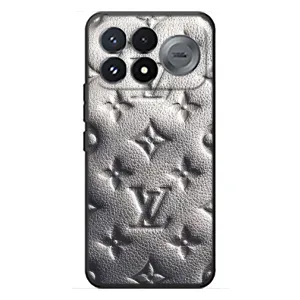 Текстурный Чехол Louis Vuitton для Сяоми Поко Ф9 Про (Бежевый ЛВ)
