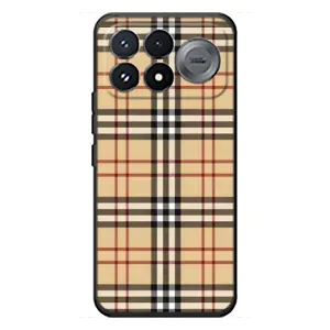 Чехол с Брендами одежды на Сяоми Поко Ф9 Про (Burberry стиль)