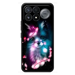 Чехол с Лисичкой для Xiaomi Poco F9 Pro (Черная Лиса)