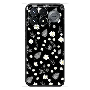 Чохли з тематикою "КВІТИ" на Xiaomi Poco F9 Pro (цвітіння на чорному)