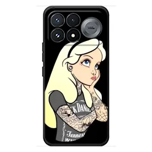 Чехол Стильные девушки на Xiaomi Poco F9 Pro (Девушка обиделась)