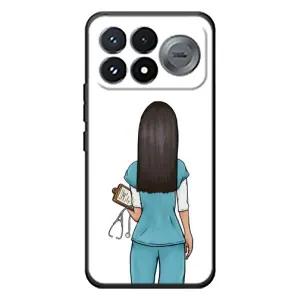 Силиконовый бампер (Работники) на Xiaomi Poco F9 Pro (Доктор)