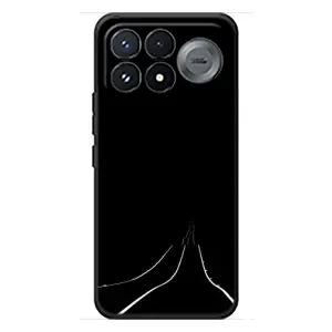 Чехол с картинками на черном фоне для Xiaomi Poco F9 Pro (Дорога)
