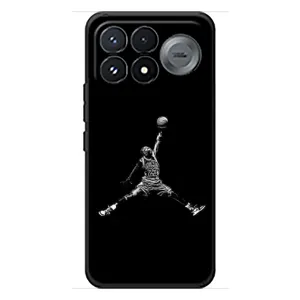 Силіконовый Чохол Nike Air Jordan на Сяомі Поко Ф9 Про (Джордан)