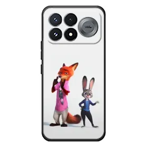 Силиконовый чехол с принтом Зоотрополіс для Xiaomi Poco F9 Pro (Джуди и Ник)