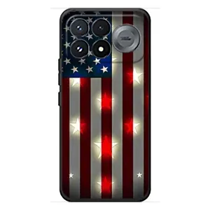 Чехол Флаг USA для Xiaomi Poco F9 Pro (Флаг США 2)