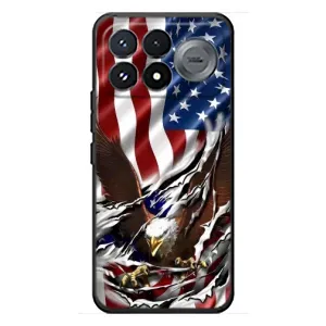 Чехол Флаг USA для Xiaomi Poco F9 Pro (Флаг USA)