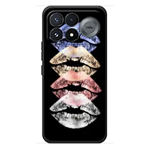 Чехол Стильные девушки на Xiaomi Poco F9 Pro (Губы)