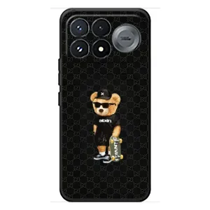 Чехлы Мишка Тедди для Сяоми Поко Ф9 Про (GUCCI Teddy)