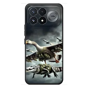 Чохол з мемами траралело тралала для Xiaomi Poco F9 Pro (Гусіні і крокоділо)