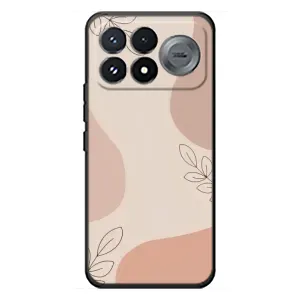 Чохол квітковий дизайн для Xiaomi Poco F9 Pro (Кориневий фон)