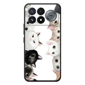 Силиконовый чехол с котиком для Xiaomi Poco F9 Pro (Коты)