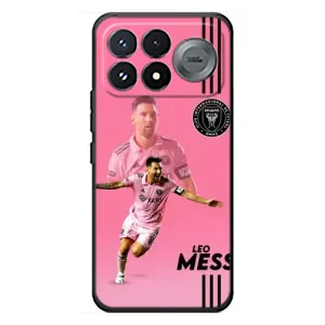 Чехлы Лео Месси в Майами на Xiaomi Poco F9 Pro (Лео в Майами)