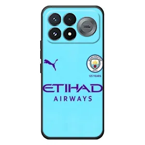 Силиконовые Чехлы принт Футбол на Xiaomi Poco F9 Pro (Man City)