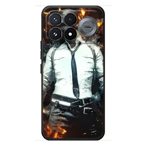 Силиконовый чехол с картинкой "Герой Pubg" на Xiaomi Poco F9 Pro (Man Пубг)