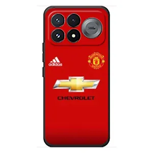 Силиконовые Чехлы принт Футбол на Xiaomi Poco F9 Pro (Man United)