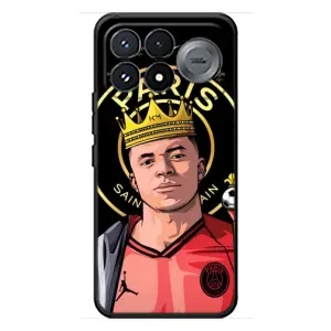Чохол (TPU) з Футболістом на Xiaomi Poco F9 Pro (Mbappe King)