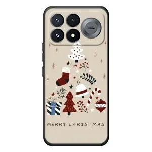 Чехол Санта Клаус для Xiaomi Poco F9 Pro (Merry Christmas)
