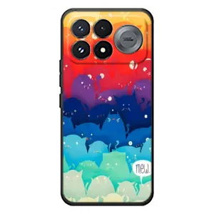 Силиконовый чехол с котиком для Xiaomi Poco F9 Pro (Mew)