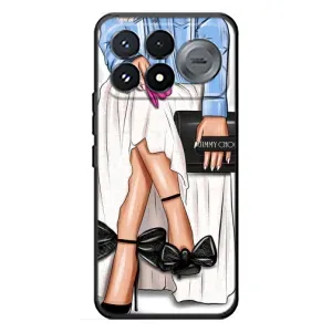 Силиконовый Чехол на Xiaomi Poco F9 Pro с картинкой Стильных Девушек (Мода)