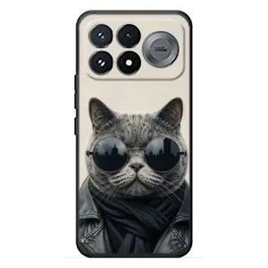Чехол на тематику: Коты для Xiaomi Poco F9 Pro (Модный кот)