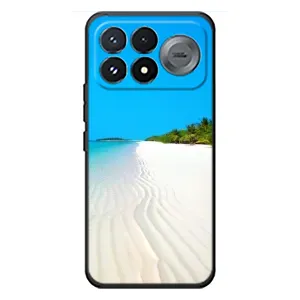 Летний Чехол на Xiaomi Poco F9 Pro (Море песок)