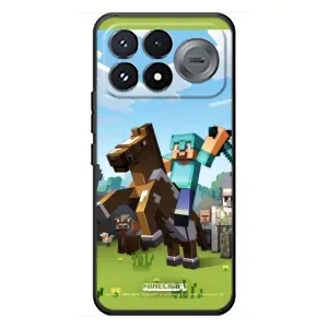 Чохли для Xiaomi Poco F9 Pro (Персонажі МайнКрафт) (На коні)