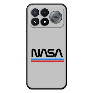 Силиконовый бампер с принтом "Наса" на Xiaomi Poco F9 Pro (Наса)