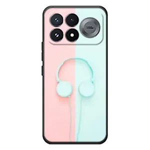 Девчачий Чехол для Xiaomi Poco F9 Pro (Наушники)