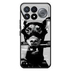 Чехол ДОБЕРМАН для Xiaomi Poco F9 Pro (Опасный доберман)