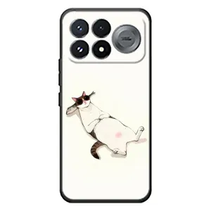 Чехол на тематику: Коты для Xiaomi Poco F9 Pro (Отдых)