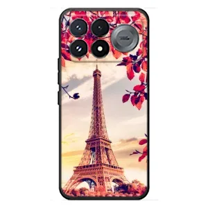 Чехол с Эйфелевой башней на Xiaomi Poco F9 Pro (Paris photo)
