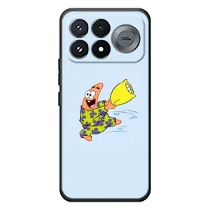 Чехлы с Патриком на Xiaomi Poco F9 Pro (Патрик с подушкой)