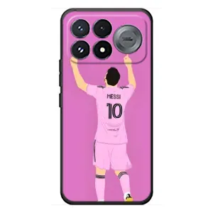 Чехлы Лео Месси в Майами на Xiaomi Poco F9 Pro (Празднование Месси)