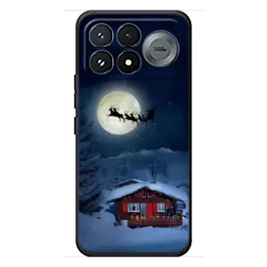 Чехол Санта Клаус для Xiaomi Poco F9 Pro (Санта)
