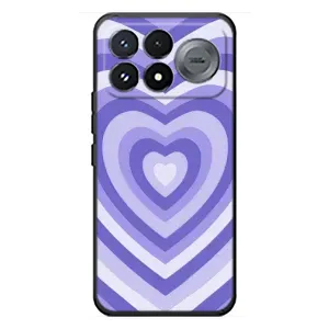 Чохли з тематикою "Маленькі Сердчеки" на Xiaomi Poco F9 Pro (Серце фіолет)