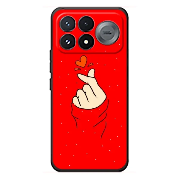 Чехол с рисунком «Сердце на красном» для Xiaomi Poco F9 Pro Чехол с рисунком «Сердце на красном» для Xiaomi Poco F9 Pro