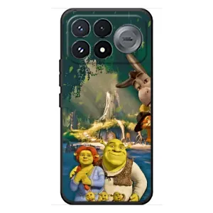 Друкований чохол з принтом Шрек для Xiaomi Poco F9 Pro (Шрек і Фіона)