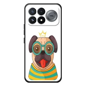 Бампер для Xiaomi Poco F9 Pro с картинкой "Песики" (Собака Король)