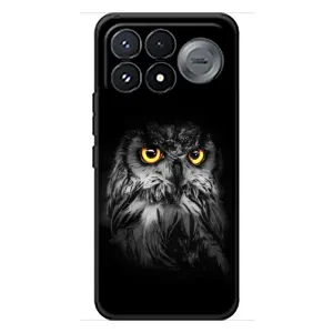 Чохли з принтом СОВИ для Xiaomi Poco F9 Pro (Сова на чорному)