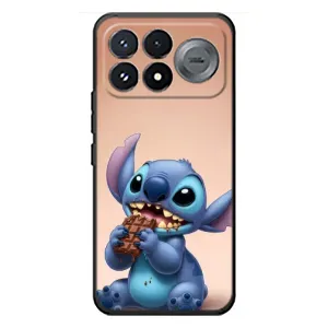 Чехол с рисунком Стич для Xiaomi Poco F9 Pro (Стич с шоколадом)