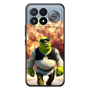 Друкований чохол з принтом Шрек для Xiaomi Poco F9 Pro (Епічний вибух Шрек)